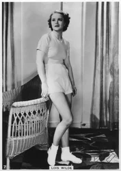 Lois Wilde, actrice américaine, vers 1938