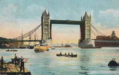 Londres - Tower Bridge, 1908