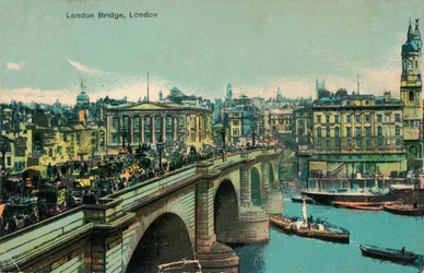 London Bridge, Londres, vers 1910