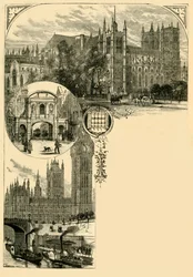 Londres. Westminster et les banlieues ouest, 1881