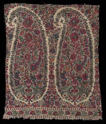 Fragment de long châle, 1820-1825