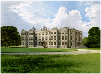 Longleat, maison du marquis de Bath, Wiltshire, vers 1880