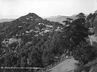 Hôtel Longwood, Elysium Hill, chaîne de collines de Shimla, Inde, début du 20e siècle