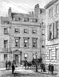 Maison de Lord Beaconsfield, 19, Curzon Street, Mayfair, Londres, 1900