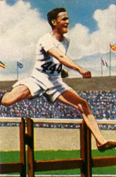 Lord Burghley, vainqueur, 400m haies, 1928