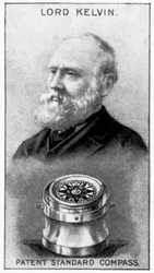 Lord Kelvin, physicien mathématicien et ingénieur irlando-écossais, vers 1924