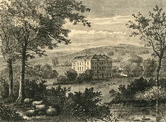 Maison de Lord Thurlow, Knights Hill, vers 1878