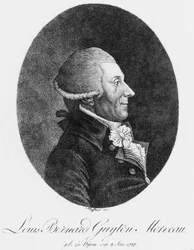 Louis Bernard Guyton Morveau, chimiste et avocat français, vers 1800