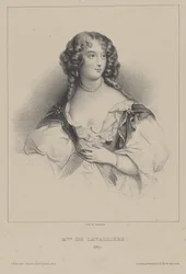 Louise de La Baume Le Blanc, duchesse de La Vallière 1644-1710, vers 1820