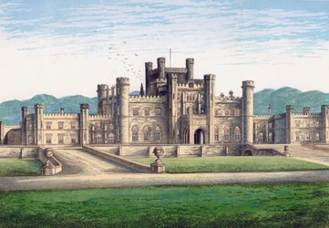 Lowther Castle, Cumbria, fin du 19ème siècle