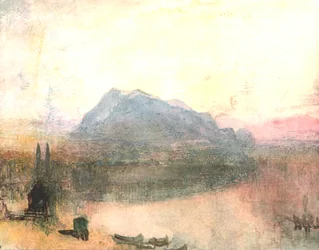 Lucerne et le Righi : Aube précoce, vers 1840, vers 1900