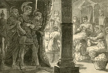 Lucrèce parmi ses servantes, 1890