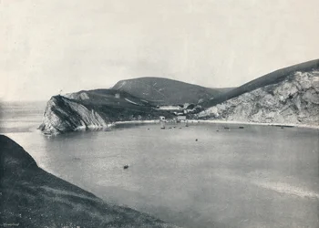 Lulworth - Lulworth Cove et Village, 1895