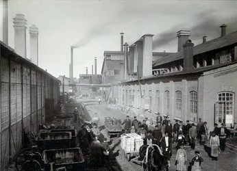 Fonderie de fer de Lysva, Russie, années 1900