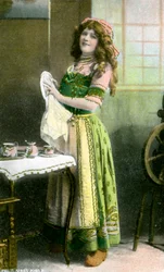 Mabel Love 1874-1953, actrice et danseuse anglaise, 1903