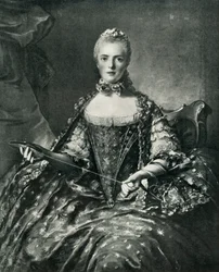 Madame Adélaïde faisant de la dentelle, 1756