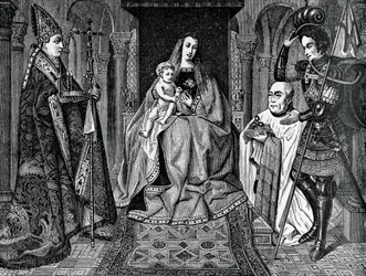 Madone et Enfant avec le chanoine Joris van der Paele, 1436, 1870