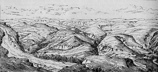 Magdala, et la vallée du Bashilo, c1880