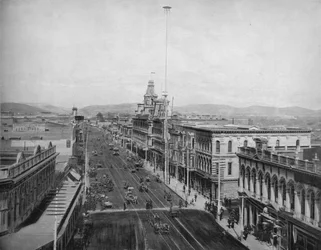 Main Street, Los Angeles, Californie, vers 1897