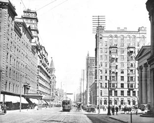 Main Street, Rochester, État de New York, USA