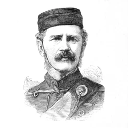Major-Général E. Newdigate, C.B., vers 1880
