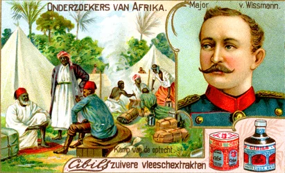 Major von Wissman, soldat allemand, vers 1900