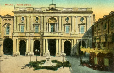 Malte - Bibliothèque publique, vers 1918-1939