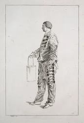 Homme debout, 1700s