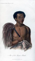 Homme des îles Samoa, 1848