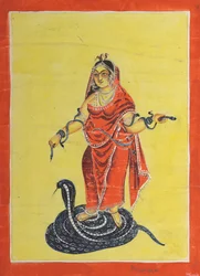 Manasa, la déesse serpent, 1800s