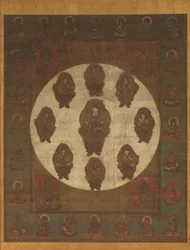 Mandala de Monju Bosatsu, 13e siècle