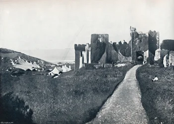 Manorbier - Le Château, 1895