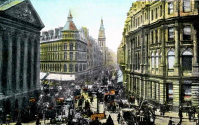 Mansion House et Cheapside, Londres, début du 20e siècle