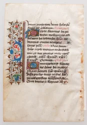Feuille de Manuscrit, d