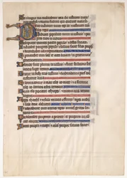 Feuille de manuscrit d