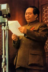 Mao Zedong, révolutionnaire et dirigeant communiste chinois, vers les années 1950-1960