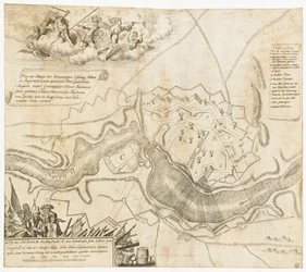 Carte de la bataille de Narva