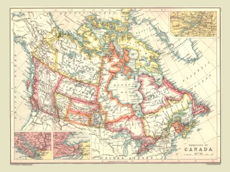 Carte du Dominion du Canada, 1902
