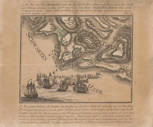 Carte de la capture de la forteresse maritime d