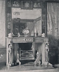 Cheminée en marbre, 1939