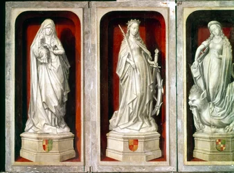 Retables en marbre des saints
