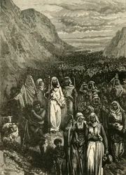 La marche des Israélites, 1890
