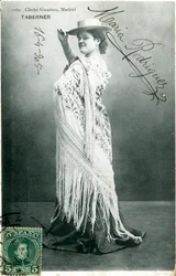 Maria Rodriguez, actrice espagnole, 1905