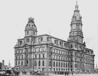 Palais de justice du comté de Marion, Indianapolis, USA, vers 1900