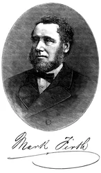 Mark Firth, industriel et philanthrope britannique, vers 1880