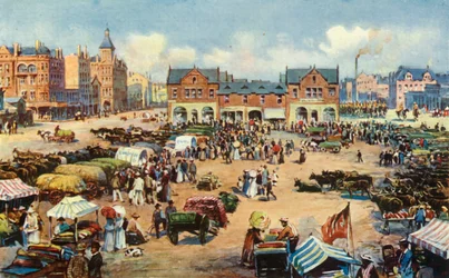 Place du marché, Johannesburg, 1901