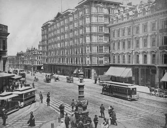 Market Street, San Francisco, Californie, vers 1897