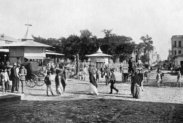 Place du marché, Asuncion, Paraguay, 1911