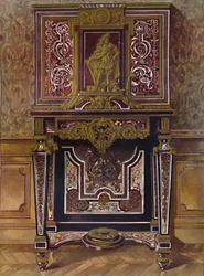 Cabinet de marqueterie avec décoration en bronze doré, par André Charles Boulle, 1903