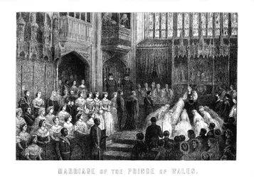 Mariage du Prince de Galles, Chapelle Saint-Georges, Windsor le 10 mars 1863, 1899